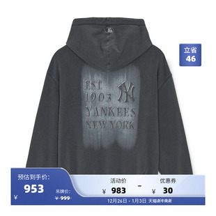 HDV05 新款 MLB官方男女情侣时尚 潮流复古水洗做旧风套头卫衣25秋季