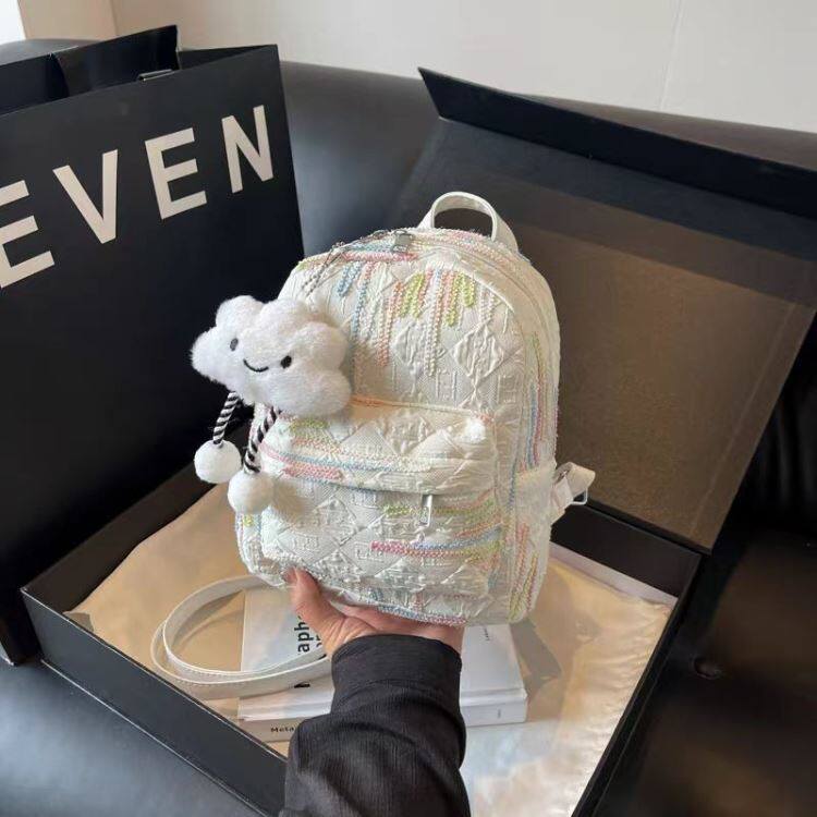 高颜值软妹少女双肩包 ins可爱小书包迷你小包包女大学生春游背包