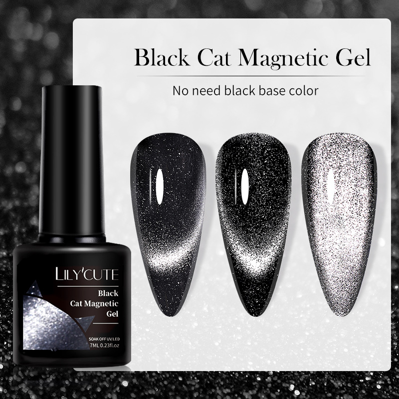 Nail cat eye powder laser polarizing color