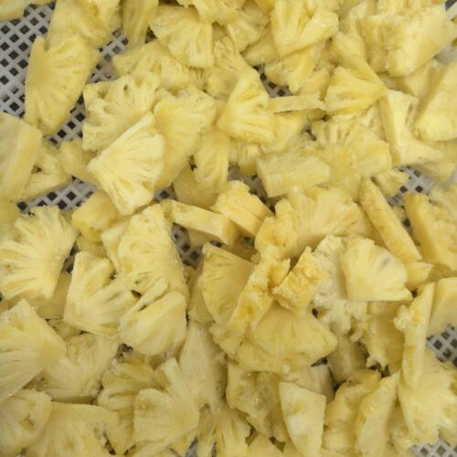 新鲜速冻扇形菠萝片菠萝瓣丁1kg