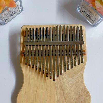 板式21音卡林巴拇指琴17音便携小乐器KALIMBA2板式可爱卡送礼实木