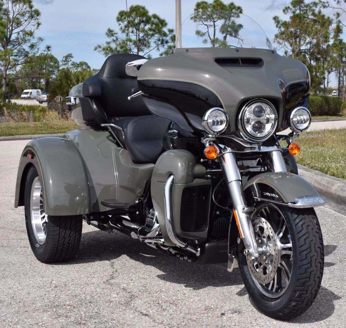 进口哈雷滑翔正三轮金刚狼复古太子巡航旅行摩托跑车大排量重机车