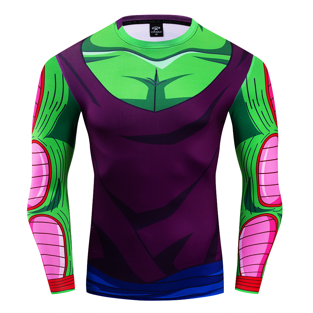 Piccolo3D Print Crew Neck Long Sleeve Top七龙珠印花长袖上衣