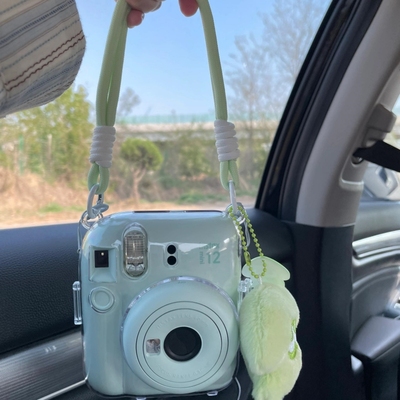 透明拍立得保护壳适用mini12富士相机防摔硅胶软壳手提装饰配件女