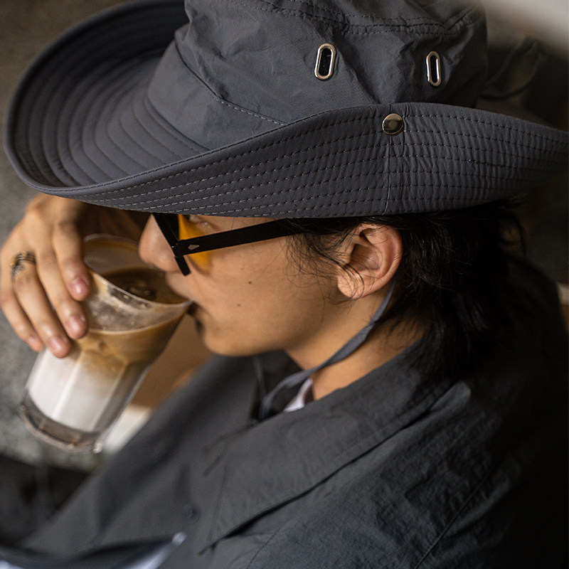 古叔の着日系复古抽绳渔夫帽子男女百搭透气防晒户外登山钓鱼帽夏,服饰配件/皮带/帽子/围巾,帽子,淘宝优惠券,粉丝福利购,淘宝优惠卷