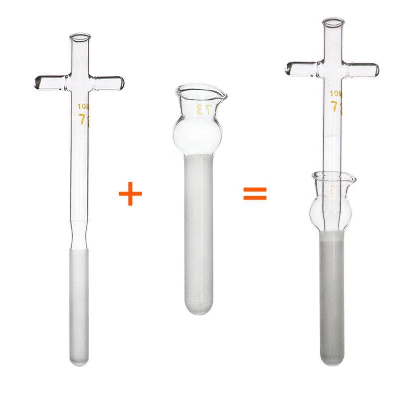 安磨通玻璃匀浆器细胞组织研达器十验室高硼硅玻璃实字柄匀浆器边