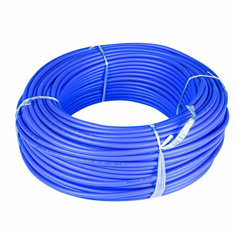 PU双管阻燃气管气软软管高压软管空压机泵管风层气动软管红