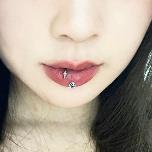 内螺纹唇面钉d环唇唇钉d型环唇环