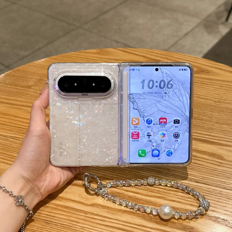 适用华为puraxmax手机壳贝壳纹