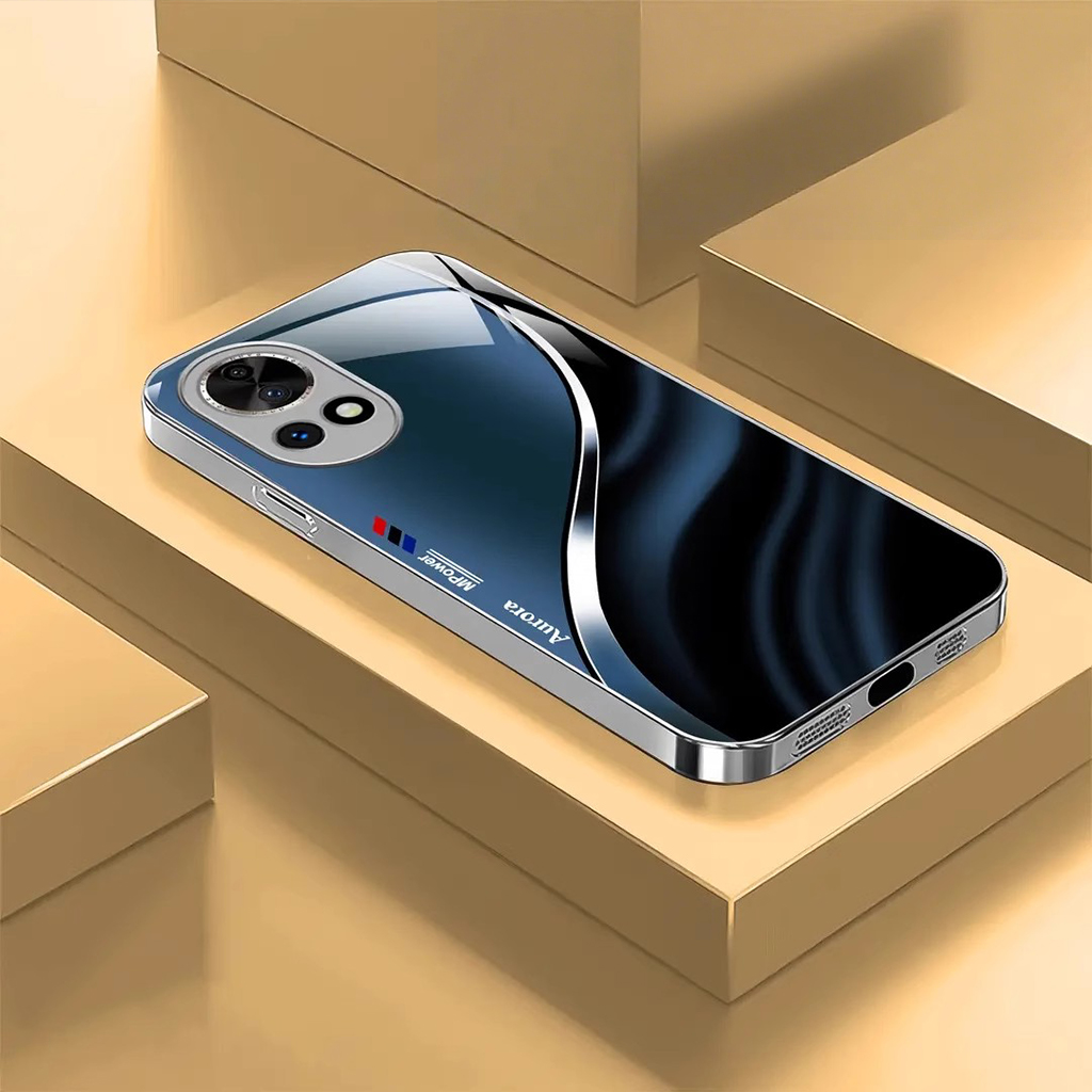 适用nova12ultra渐变玻璃高档壳