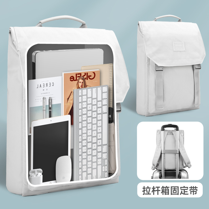 高颜值原宿风书包女小众电脑背包