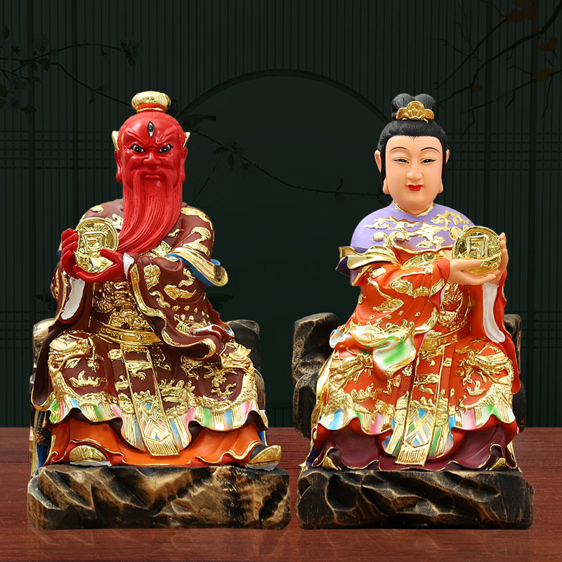 日月神像太阴娘娘星君居家工艺品