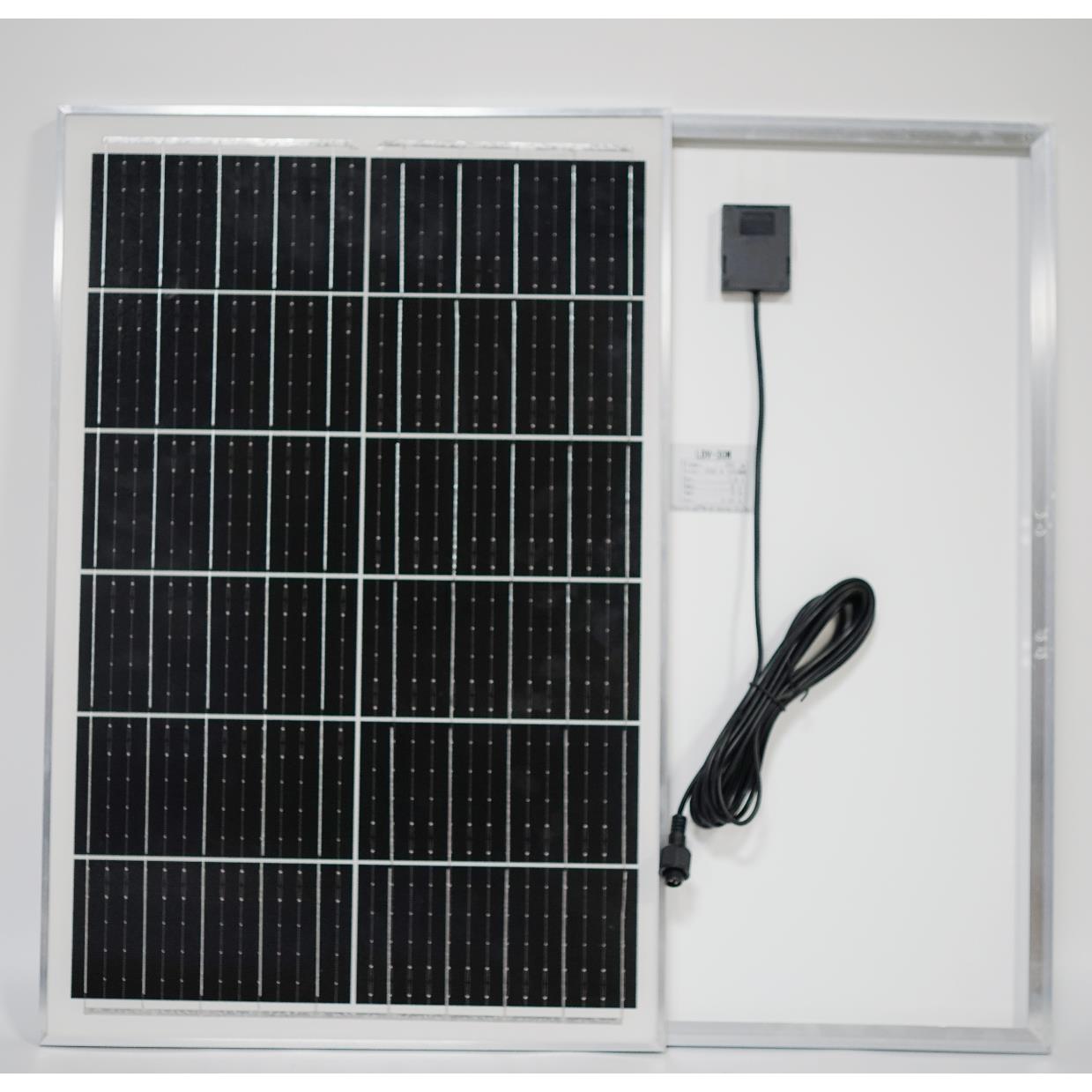 单晶硅太阳能灯专用光伏板6V快充大功率五米线防水太阳能板大尺寸