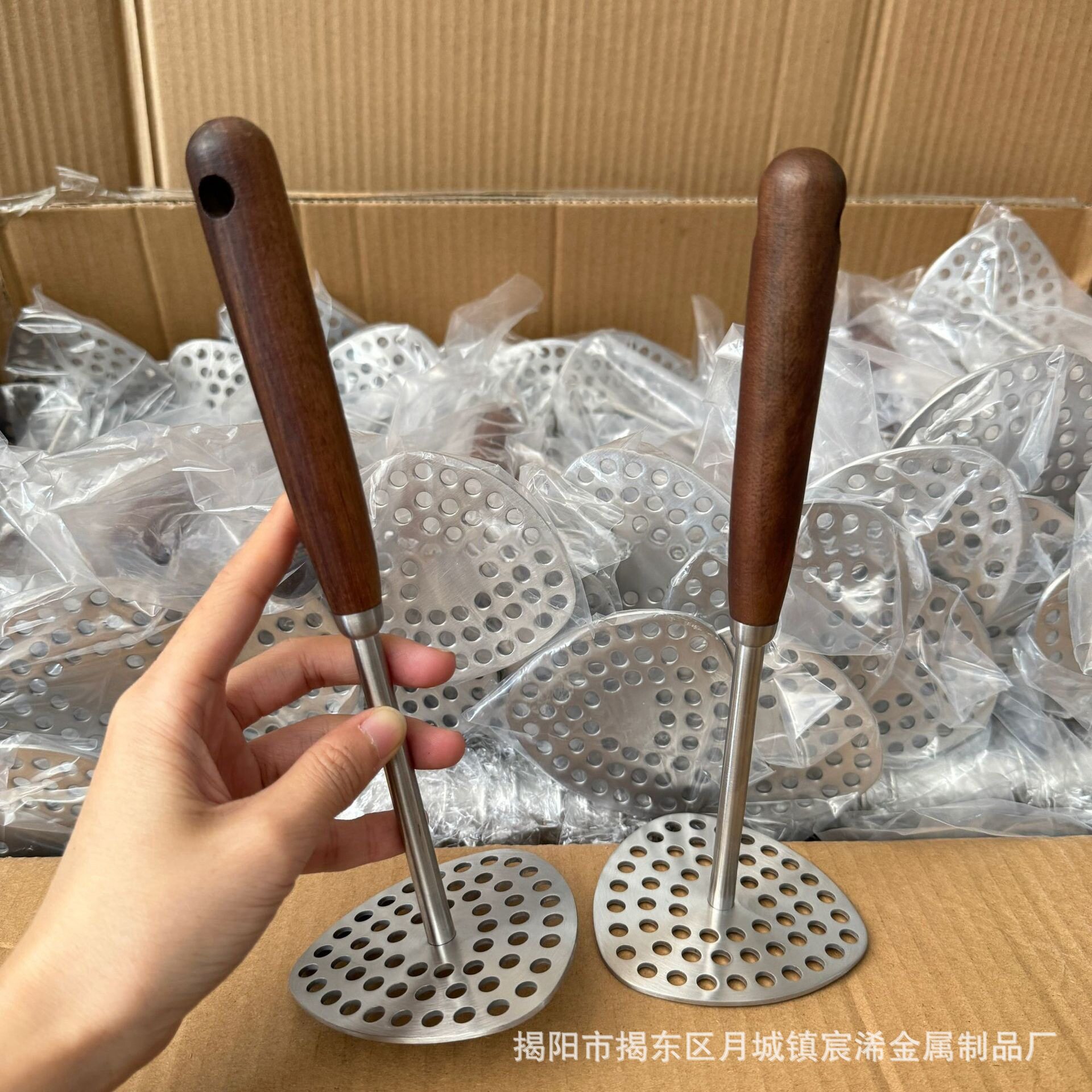 304不锈钢土豆泥压泥器 家用捣泥器宝宝辅食捣碎器压薯器厨房工具