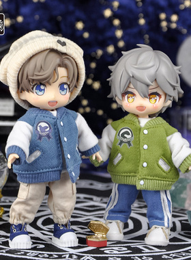 YMY素体ob11娃衣 棒球服 HP魔法风上衣娃娃衣服12分bjdGSC粘土人