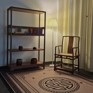 铁力木南官帽椅东京木扶手椅书房主人椅茶室椅子明清家具厂家直销