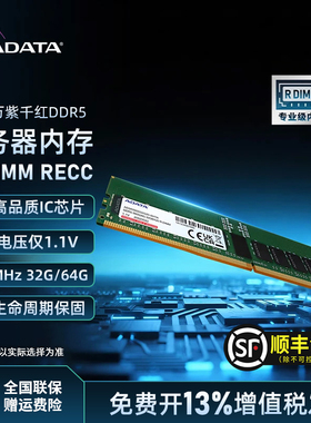 威刚RECC服务器内存条 32G/64G DDR5 R-DIMM 5600工作站内存AI用