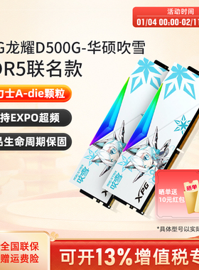 威刚华硕吹雪主板DDR5台式机内存6000/6400/16G/32G/48G/64G灯条