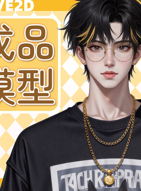 live2d虚拟主播皮套定制成品模型ai制图成品【已租用】Z085柯森特