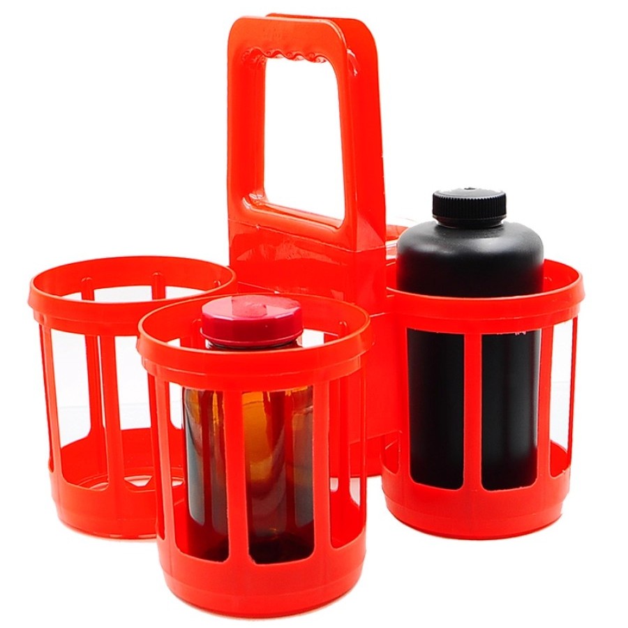 ASONE塑料运瓶框6孔4孔