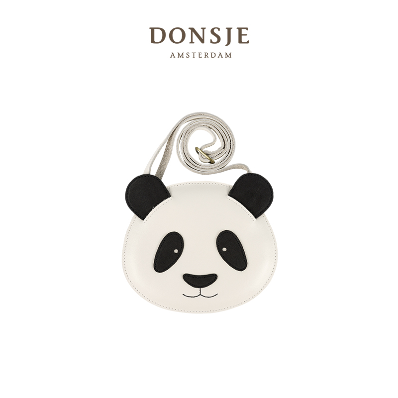 DONSJE熊猫款儿童国风单肩包