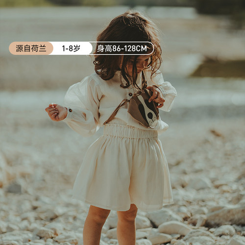 童装裤子donsje宽松A字版短裤