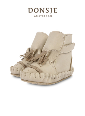 【新品】Donsje马年限定Kapi特别系列小马款加绒宝宝学步靴真皮靴