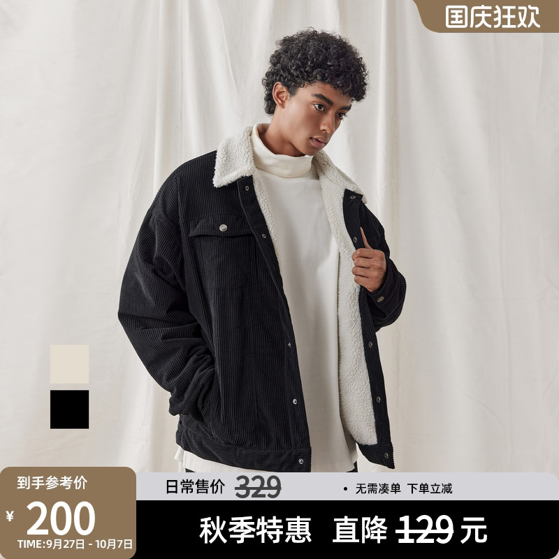 新款羊羔绒外套加厚保暖夹克