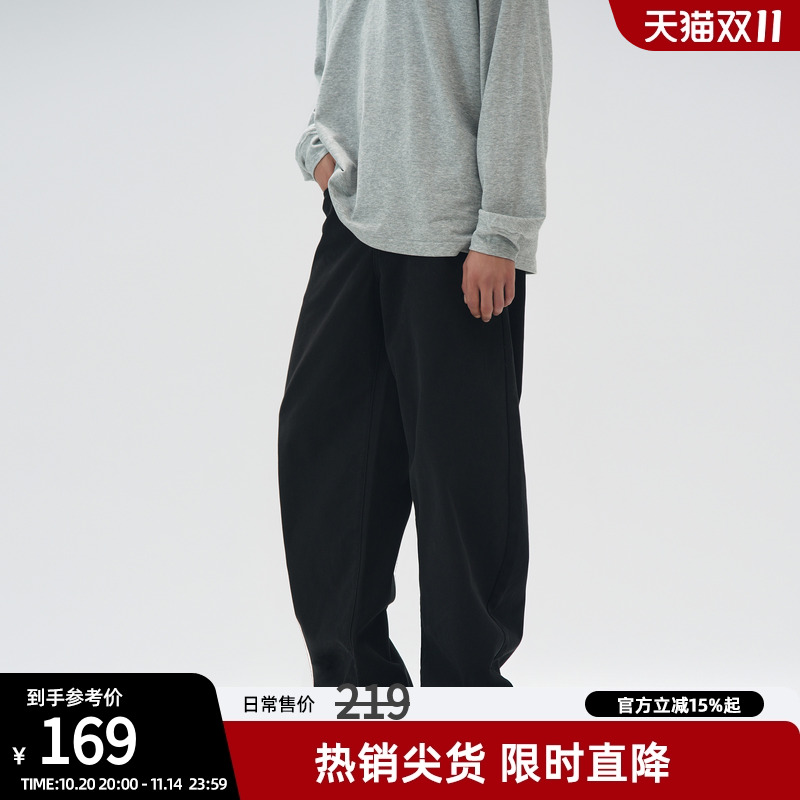 重磅休闲牛仔裤弯刀裤