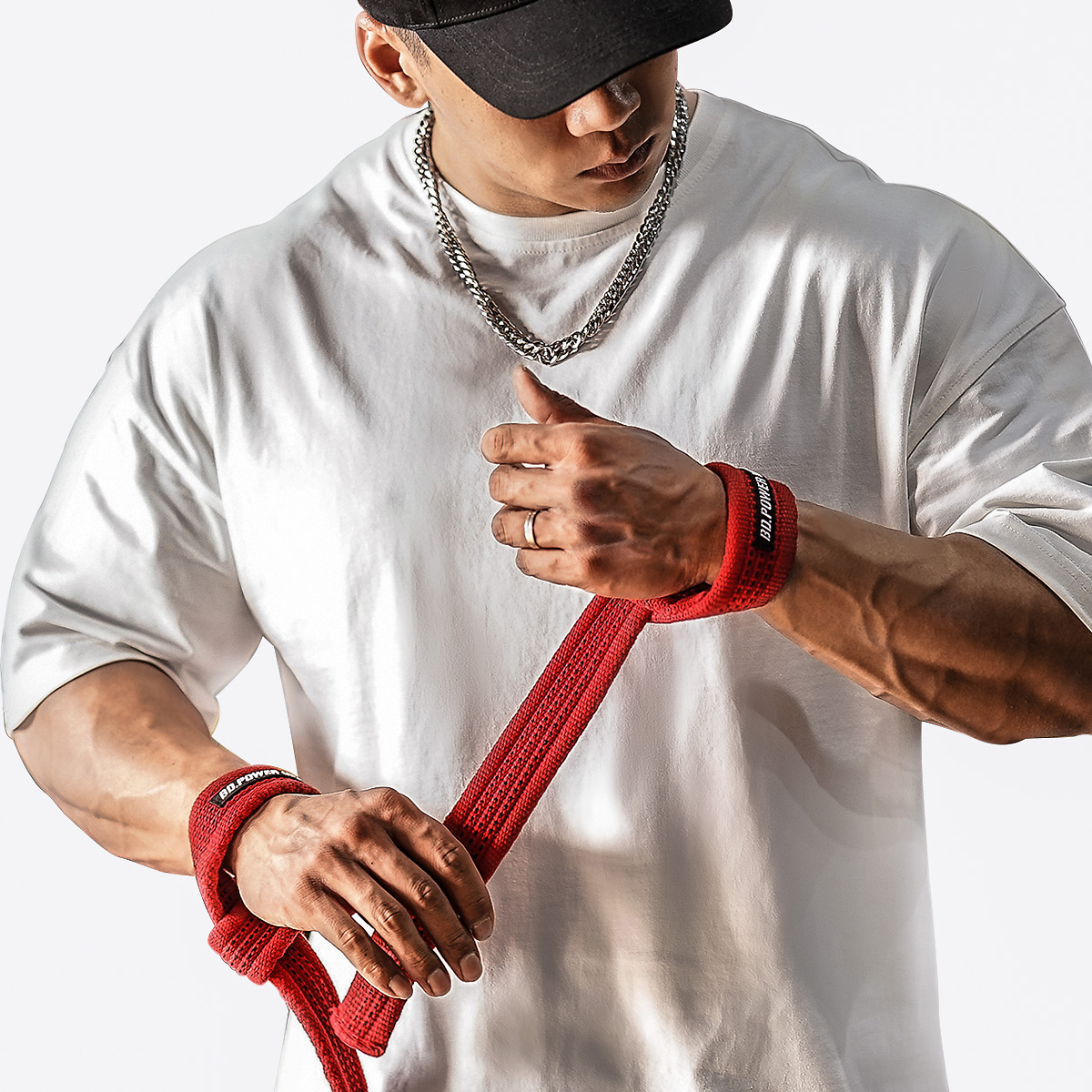 健身拉力带防滑耐磨硬拉引体向上