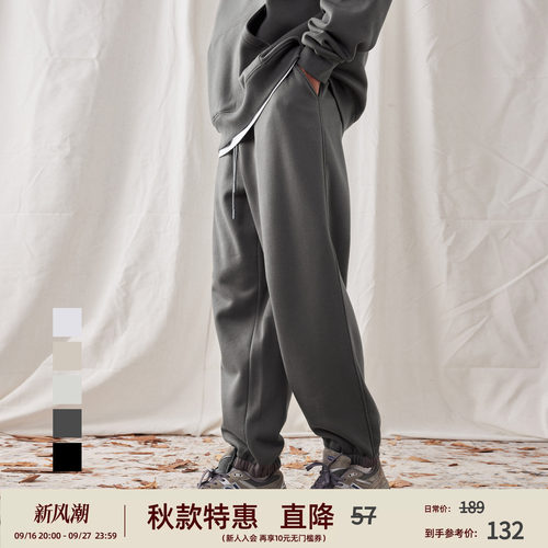 秋冬新款加绒束脚裤厚款