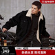 bdpowerup冬季 巴恩风加厚羊羔绒外套男宽松加绒保暖棉服夹克外套
