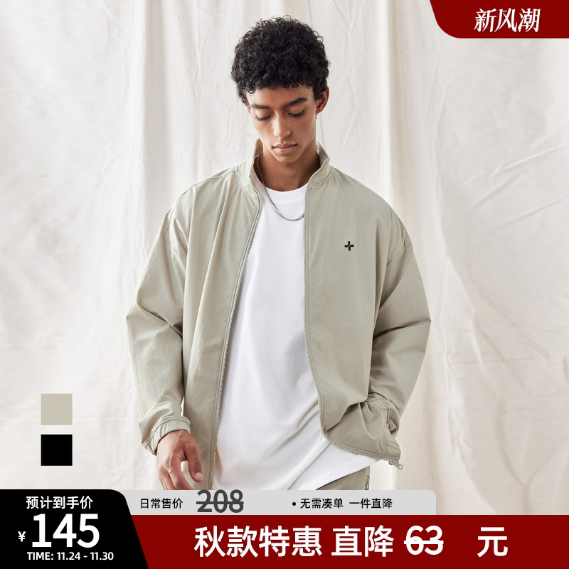 BD新款两色休闲梭织外套