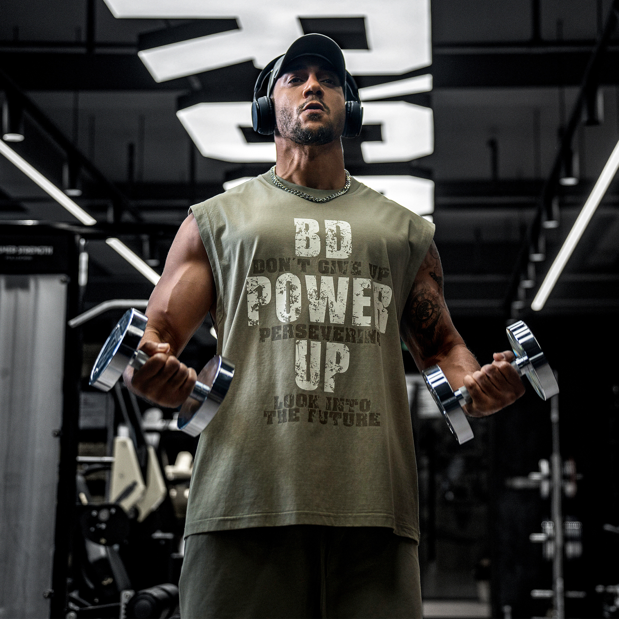 夏季宽松运动无袖背心