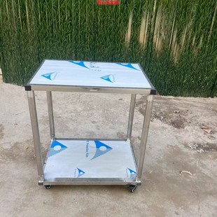 超强承重鱼缸架底座可移动推车水族箱不锈钢花架加厚阳台花架子