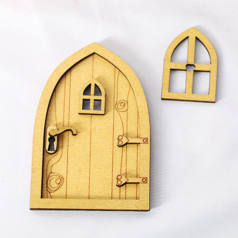Dollhouse1:12娃娃童话乡村小屋门庭圣诞装饰套装模型bjd节日配件