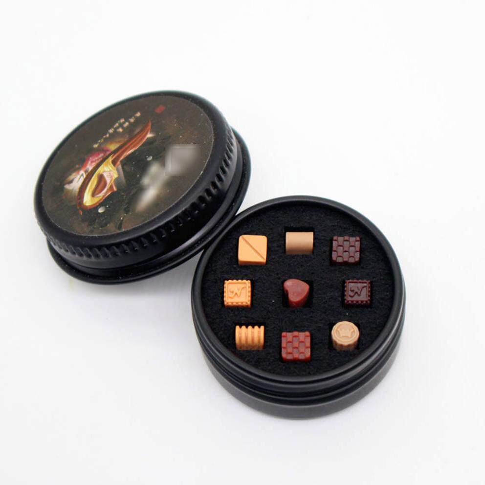 Dollhouse娃娃屋奶油巧克力黑罐礼盒铁盒套装迷你微缩DIY仿真食玩