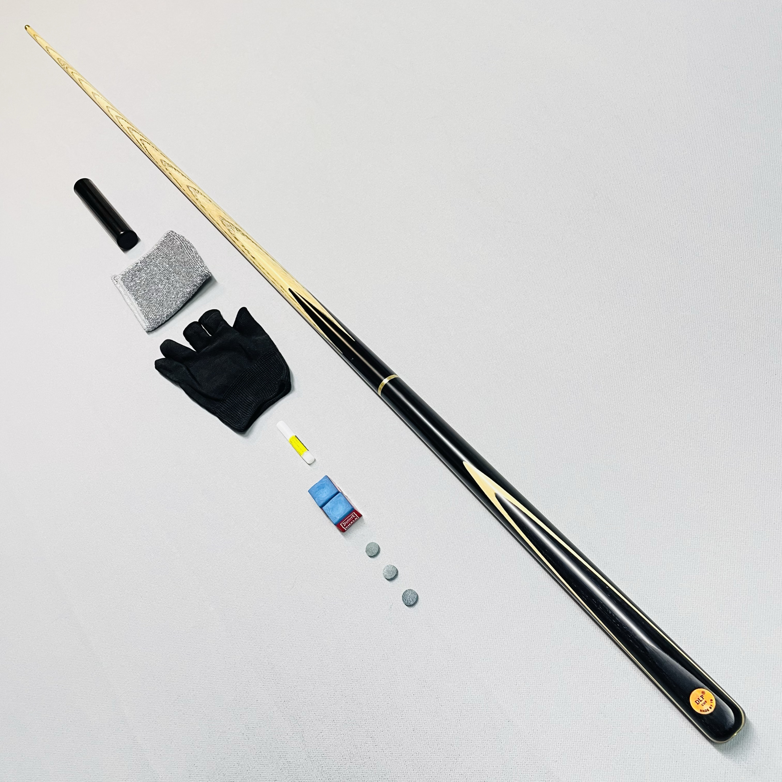 DLP魔法战神7小中头菠茨分体台球杆中式黑八斯诺克九球小头手工杆