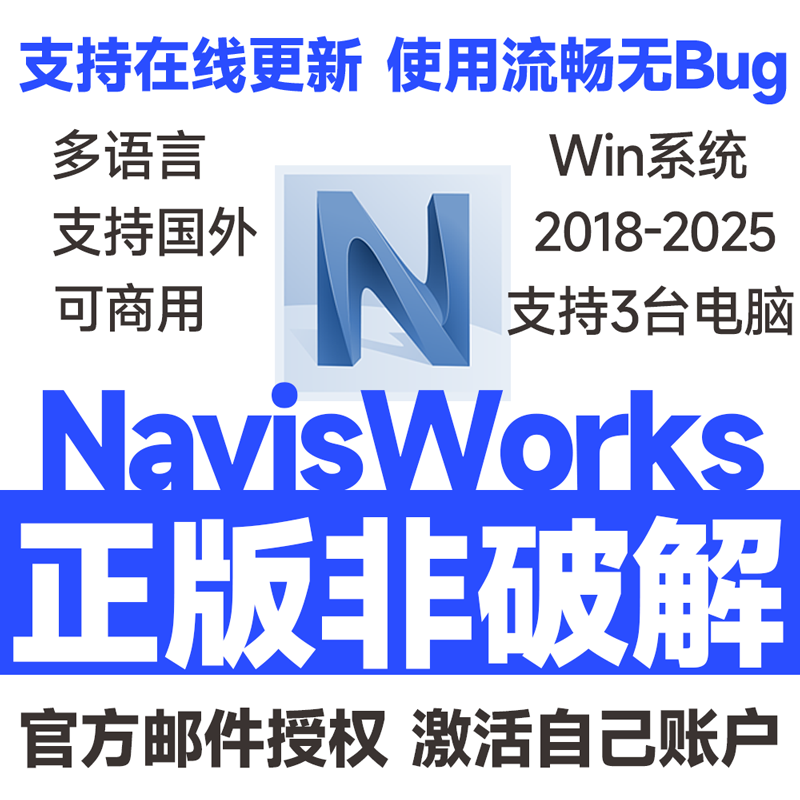 Navisworks Manage软件官方正版安装激活远程安装 2021-2024 2025