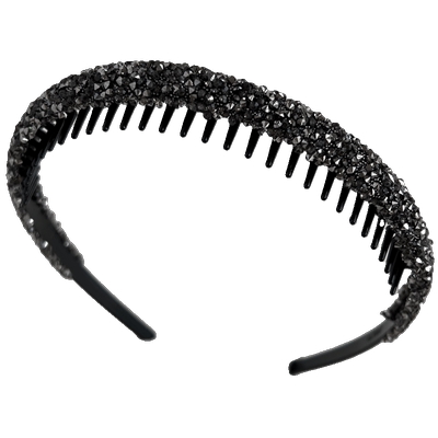 黑色带齿防滑发箍女款洗脸专用
