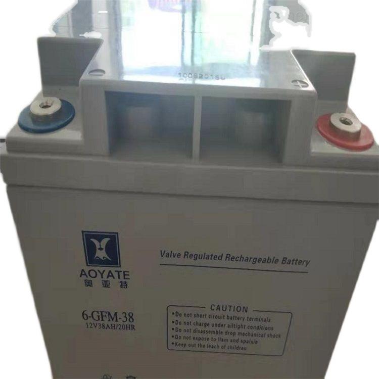 蓄电池6-GFM-38 12V38AH铅酸阀控免维护密封式储能蓄电池