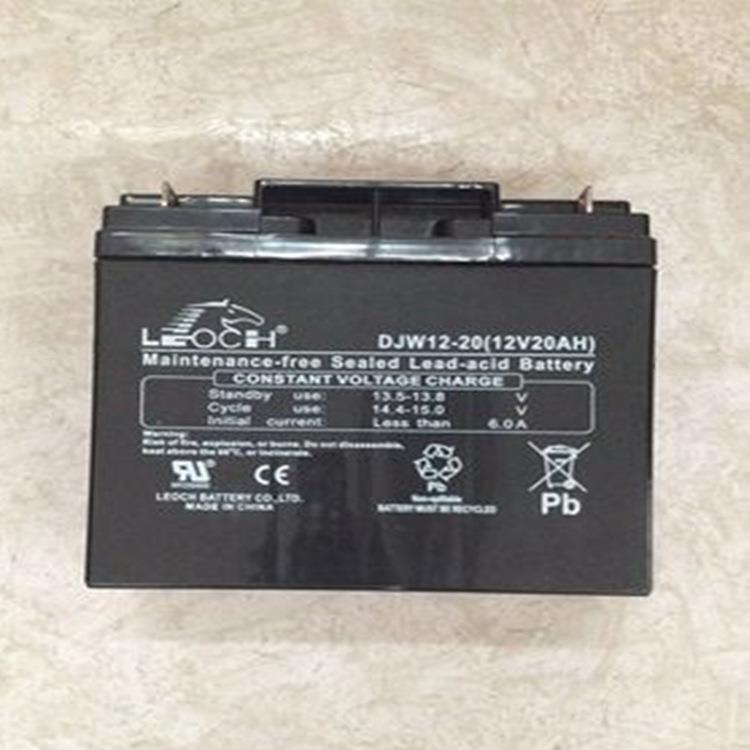 LEOCH理士DJW12-20蓄电池 12V20AH医疗 电梯 船舶 UPS 消防监控