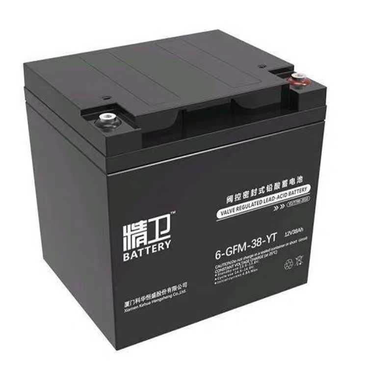 12V38ah蓄电池6-GFM-38-YT科华12V铅酸蓄电池 机房专用