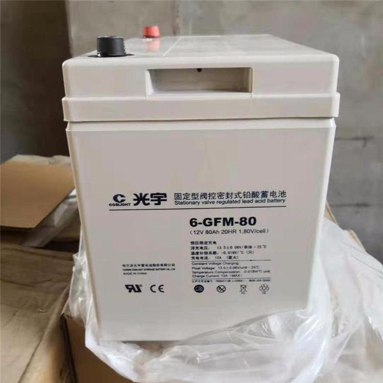 光宇蓄电池12V80ah铅酸蓄电池6-GFM-80光宇UPS/EPS机柜储能蓄电池 - 实物图