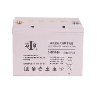 双登蓄电池6-GFM-80 12V80AH阀控式铅酸蓄电池 机房UPS电源配套