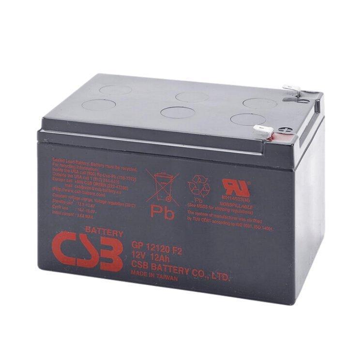 CSB蓄电池GP12120 12V12AH UPS电源配套 EPS直流屏 通讯系统 - 实物图