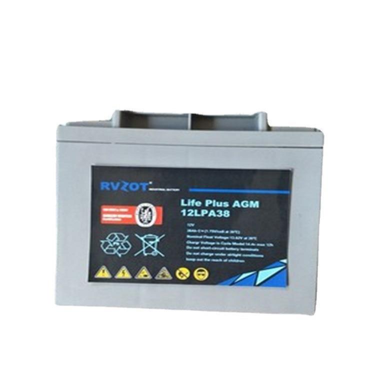 RUZET法国蓄电池12V38AH 12LPA38 免维护储能蓄电池 现货