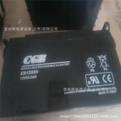 CGB蓄电池CB12650 武汉 12V65ah 直流屏ups不间断电源