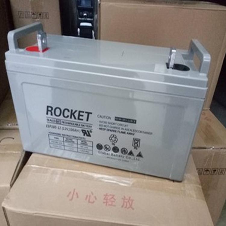 蓄电池ES100-12韩国ROCKET电池12V100ah免维护大容量现货