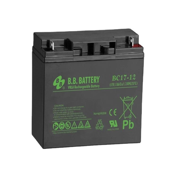 BB铅酸蓄电池BC17-12 12V17Ah阀控式免维护铅酸蓄电池 现货